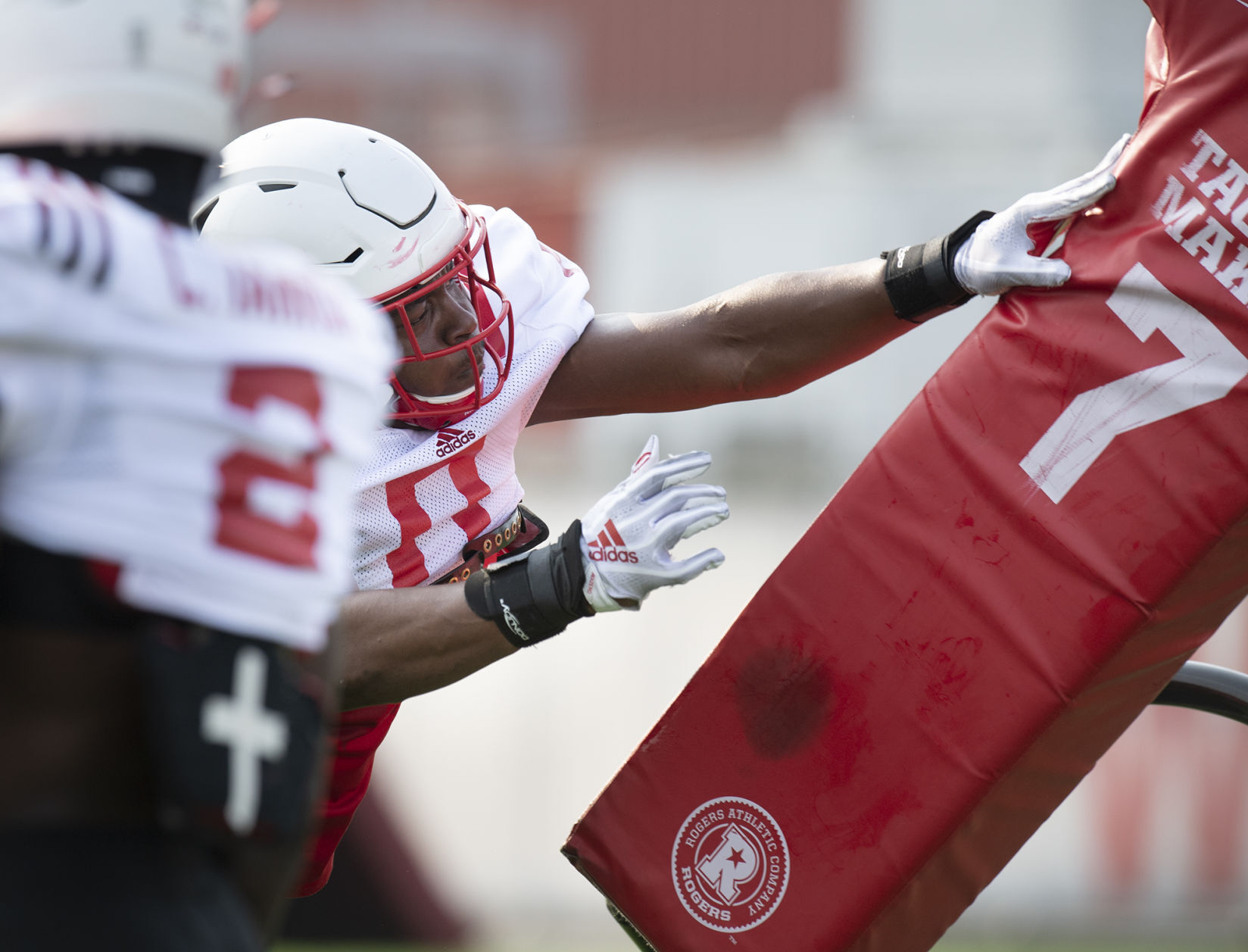 NU football practice, 8.4
